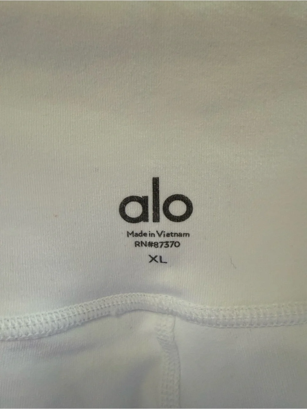 Alo Yoga Airbrush 7/8 High-Waist Leggings White Women's Size XL